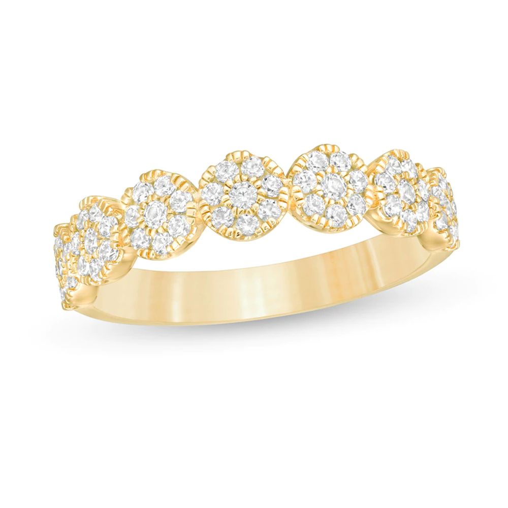 0.50 CT. T.W. Composite Diamond Anniversary Band in 10K Gold|Peoples Jewellers