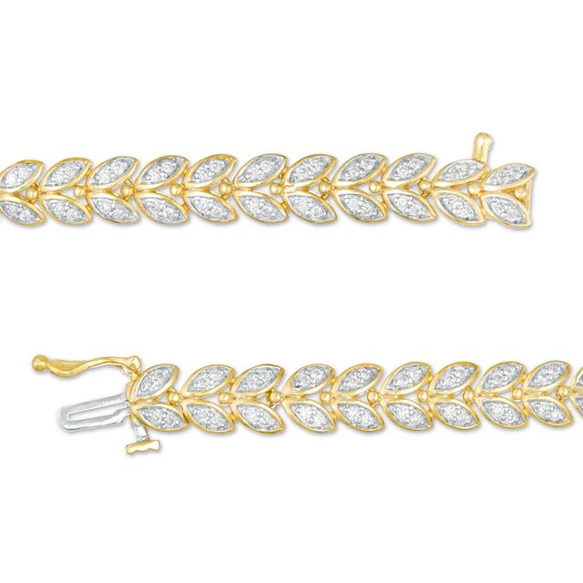 1.00 CT. T.W. Diamond Tennis Bracelet in 10K Gold|Peoples Jewellers