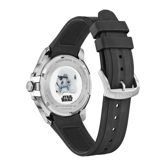 Men's Citizen Eco-Drive® Star Wars™ Stormtrooper Strap Watch with White Dial (Model: AW1650-04W)|Peoples Jewellers