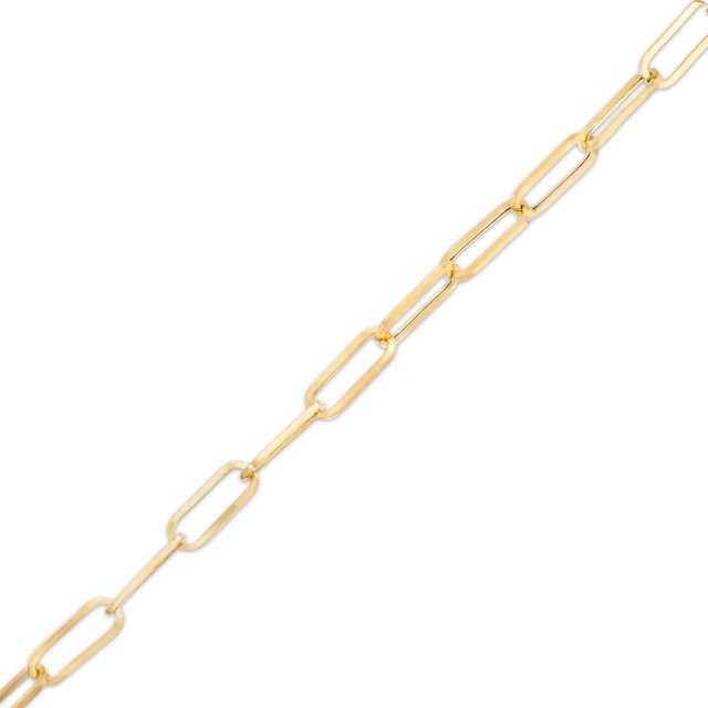 7.5″ Medium 3.9MM Layla Cable Link Paperclip Chain Bracelet in 10kt Yellow  Gold - Paris Jewellers