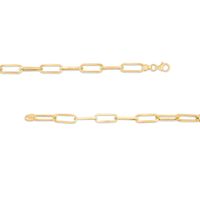 5.5mm Oval Link Chain Bracelet in Hollow 10K Gold - 8"|Peoples Jewellers