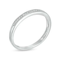 0.04 CT. T.W. Diamond Vintage-Style Anniversary Band in 10K Gold|Peoples Jewellers