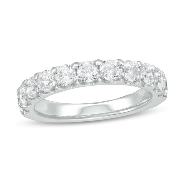 1.20 CT. T.W. Diamond Eleven Stone Band in 10K White Gold