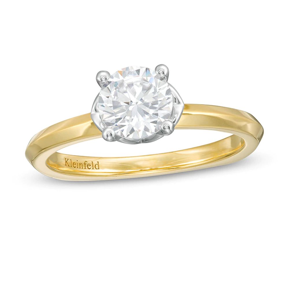 Kleinfeld® 0.98 CT. T.W. Diamond Solitaire Engagement Ring in 14K Two-Tone Gold|Peoples Jewellers