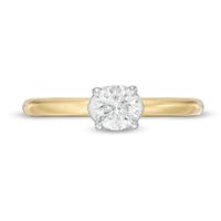 Kleinfeld® 0.48 CT. T.W. Diamond Solitaire Engagement Ring in 14K Two-Tone Gold (I/I1)|Peoples Jewellers