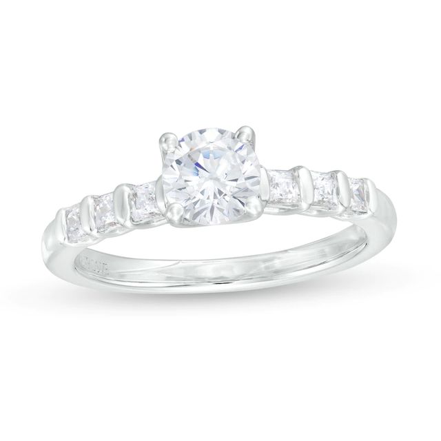 Vera Wang Love Collection 0.95 CT. T.W. Diamond Engagement Ring in 14K White Gold|Peoples Jewellers