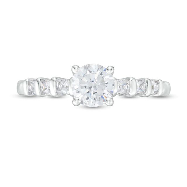 Vera Wang Love Collection 0.95 CT. T.W. Diamond Engagement Ring in 14K White Gold|Peoples Jewellers