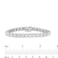 11.80 CT. T.W. Diamond Tennis Bracelet in 14K White Gold - 7.25"|Peoples Jewellers