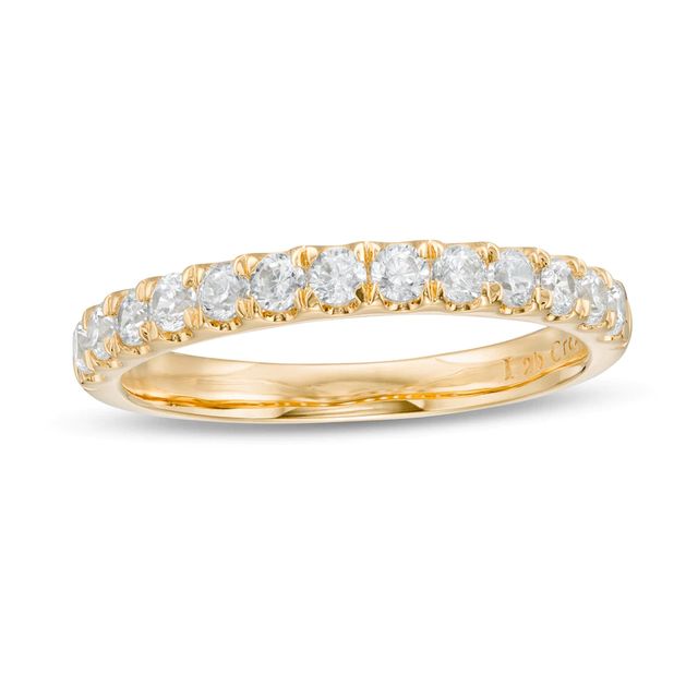 0.50 CT. T.W. Certified Lab-Created Diamond Anniversary Band in 14K Gold (F/SI2)