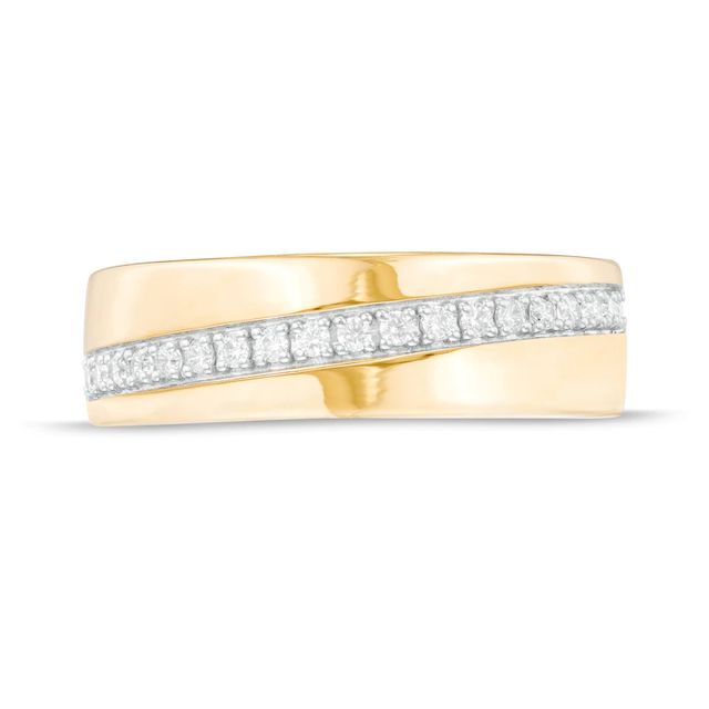 Men's 0.30 CT. T.W. Diamond Wedding Band in 14K Gold|Peoples Jewellers