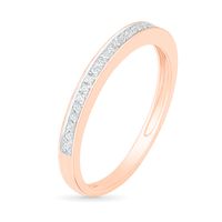 0.29 CT. TW. Diamond Flower Frame Bridal Set in 10K Rose Gold|Peoples Jewellers