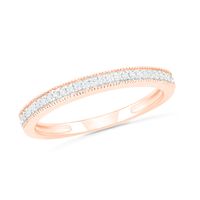 0.29 CT. T.W. Composite Diamond Marquise Vintage-Style Bridal Set in 10K Rose Gold|Peoples Jewellers