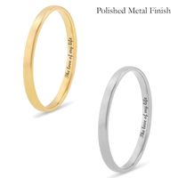 Ladies's 2.0mm Engravable Semi Comfort-Fit Low Dome Wedding Band in 10K White, Yellow or Rose Gold (1 Line)|Peoples Jewellers