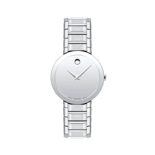 Ladies' Movado Sapphire™ Watch with Silver-Tone Dial (Model: 0607547)|Peoples Jewellers