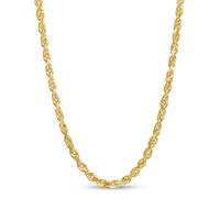 2.4mm Glitter Rope Chain Necklace in Solid 14K Gold - 20"|Peoples Jewellers