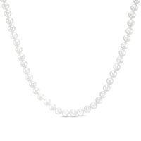 IMPERIAL® 5.0-6.0mm Freshwater Cultured Pearl Strand Necklace with 14K Gold Fish-Hook Clasp-16"|Peoples Jewellers