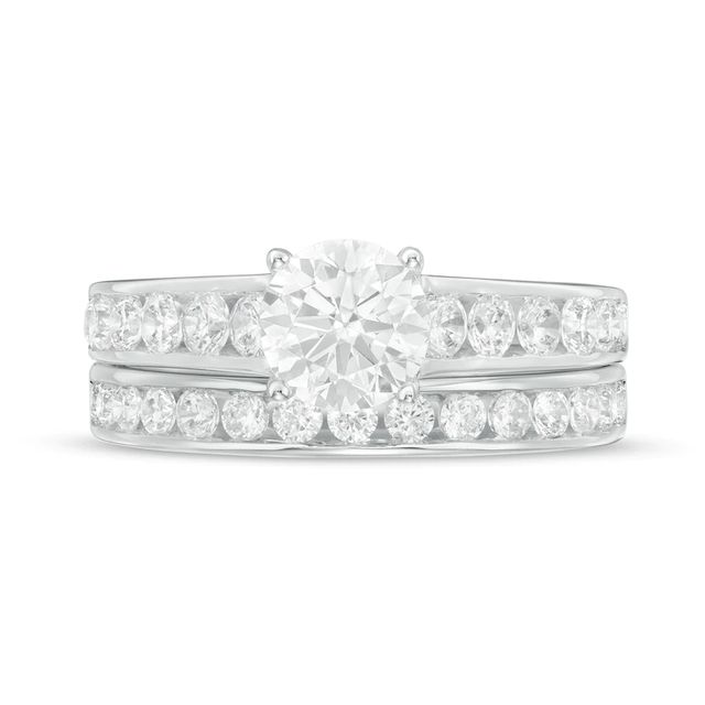 CT. T.W. Certified Lab-Created Diamond Bridal Set in 14K Gold (F/SI2