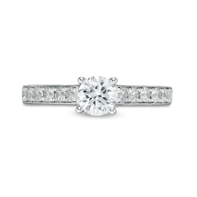 0.95 CT. T.W. Diamond Engagement Ring in 14K White Gold|Peoples Jewellers