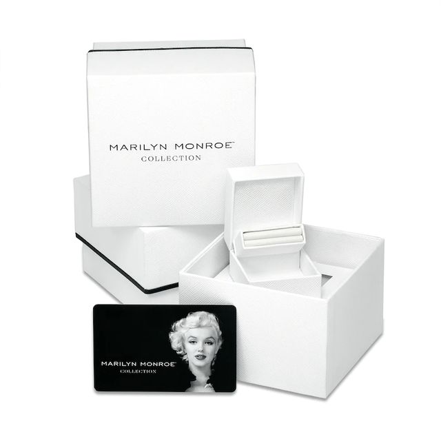 Marilyn Monroe™ Collection 0.70 CT. T.W. Diamond Cushion Frame Engagement Ring in 14K White Gold|Peoples Jewellers