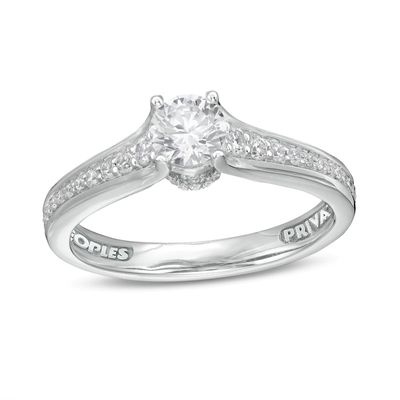 Peoples Private Collection 0.75 CT. T.W. Certified Diamond Engagement Ring in 14K Gold (F/I1)|Peoples Jewellers