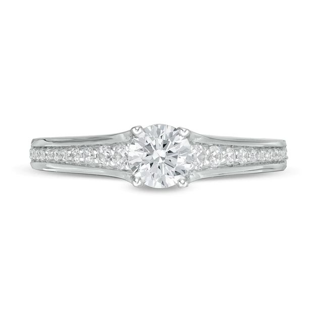 Peoples Private Collection 0.75 CT. T.W. Certified Diamond Engagement Ring in 14K Gold (F/I1)|Peoples Jewellers