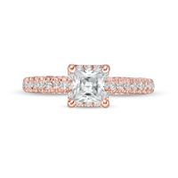 Peoples Private Collection 1.50 CT. T.W. Certified Princess-Cut Diamond Engagement Ring in 14K Rose Gold (F/I1)|Peoples Jewellers