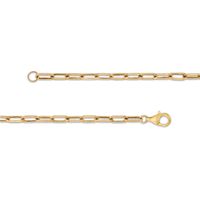 Emerald-Cut Citrine Solitaire and Paper Clip Chain "Y" Necklace in 10K Gold|Peoples Jewellers