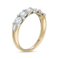 0.50 CT. T.W. Diamond Five Stone Anniversary Ring in 10K Gold|Peoples Jewellers