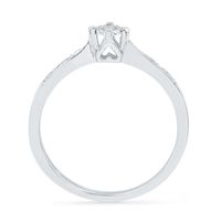 Previously Owned - 0.05 CT. T.W. Diamond Promise Ring in 10K White Gold|Peoples Jewellers