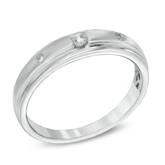 Previously Owned - Ladies' Diamond Accent Ring in 10K White Gold|Peoples Jewellers