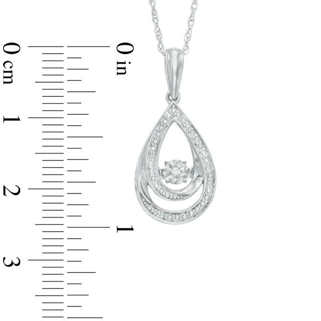 Previously Owned - Unstoppable Love™  Diamond Accent Pear-Shaped Earrings and Pendant Set in Sterling Silver|Peoples Jewellers