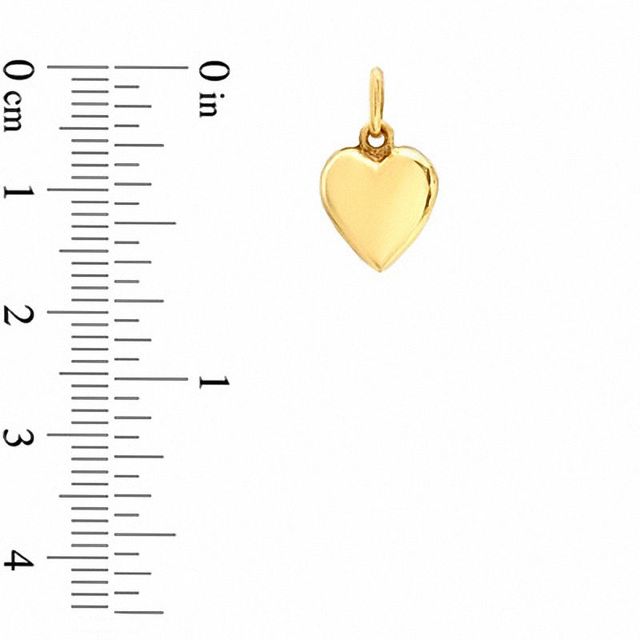 Previously Owned - Puffed Heart Charm in 10K Gold|Peoples Jewellers