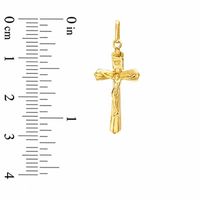 Previously Owned - Small Crucifix Charm in 10K Gold|Peoples Jewellers
