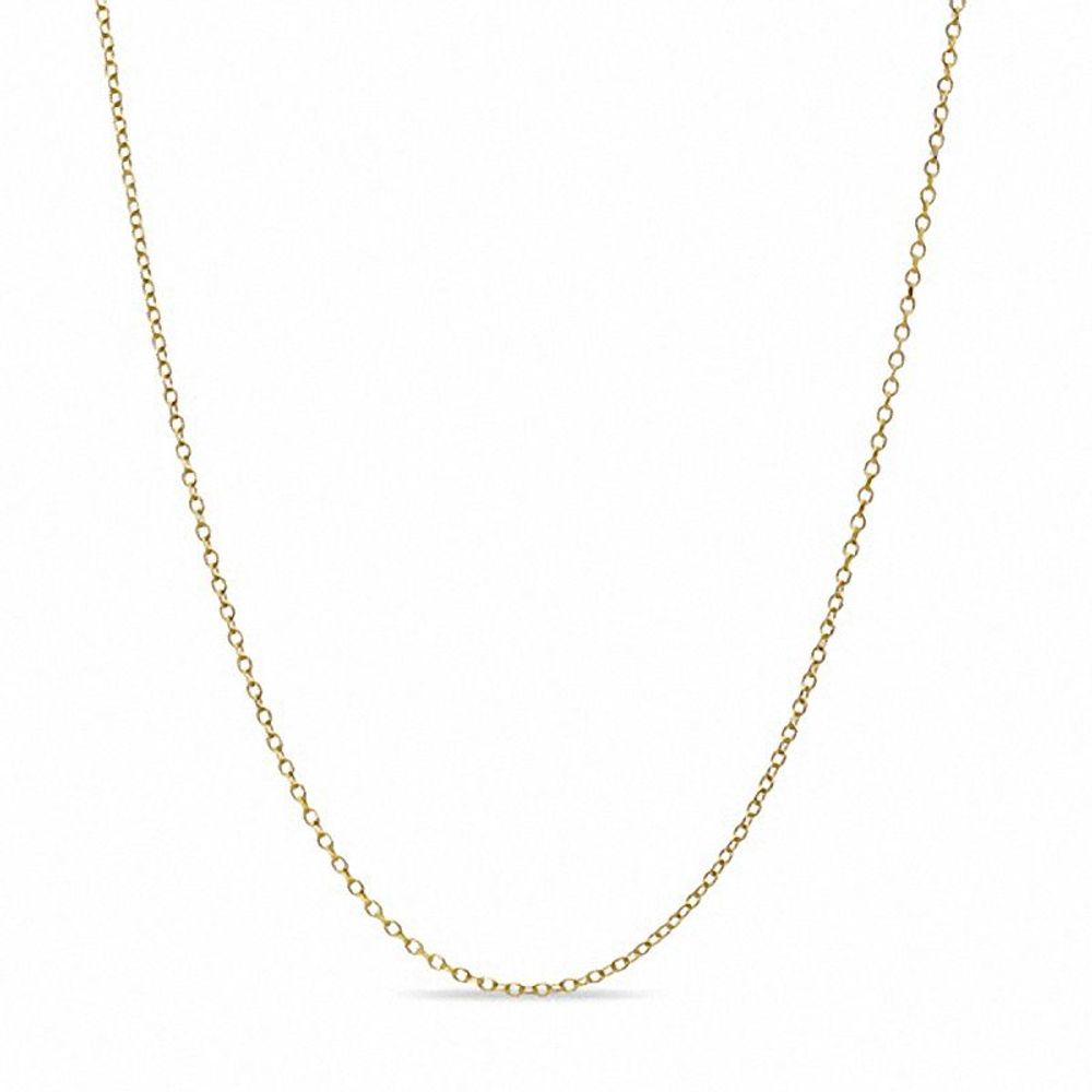 Previously Owned - 1.0mm Cable Chain Necklace in 10K Gold - 18"|Peoples Jewellers