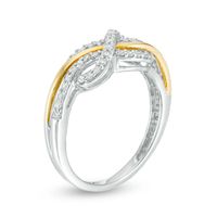 Previously Owned - 0.24 CT. T.W. Diamond Infinity Ring in 10K Two-Tone Gold|Peoples Jewellers