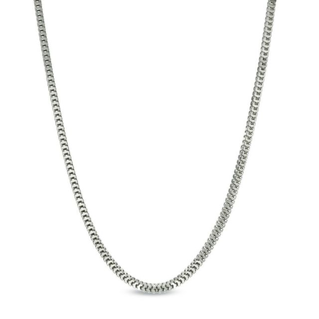 Previously Owned - 1.1mm Milano Chain Necklace in 14K White Gold - 16"|Peoples Jewellers