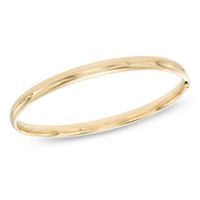 Previously Owned - Polished Bangle in 10K Gold|Peoples Jewellers