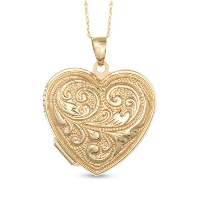 Previously Owned - Heart Locket in 10K Gold|Peoples Jewellers