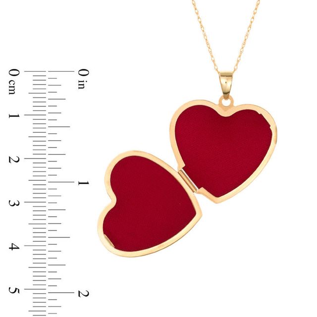 Previously Owned - Heart Locket in 10K Gold|Peoples Jewellers