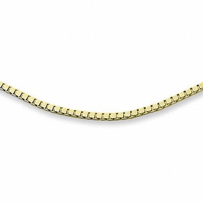 Previously Owned - 0.52mm Box Chain Necklace in 14K Gold - 16"|Peoples Jewellers