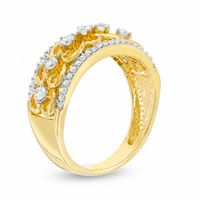 Previously Owned - 0.37 CT. T.W. Diamond Sideways Heart Ring in 10K Gold|Peoples Jewellers