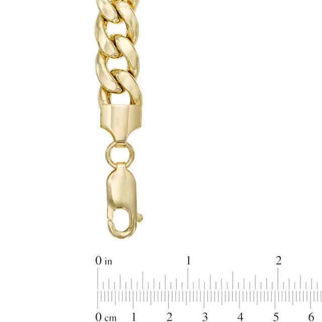 Previously Owned - Men's 7.8mm Curb Chain Bracelet in 10K Gold - 8.5"