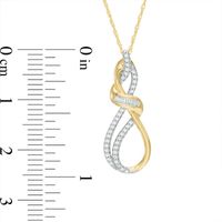 Previously Owned - 0.15 CT. T. W. Diamond Infinity Pendant in 10K Gold|Peoples Jewellers