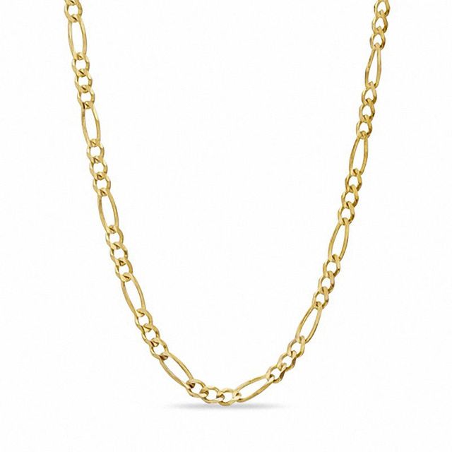 Previously Owned - 5.0mm Figaro Chain Necklace in 10K Gold - 22"|Peoples Jewellers