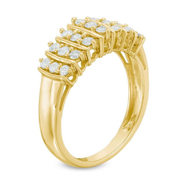 Previously Owned - 0.50 CT. T.W. Diamond Channel Anniversary Band in 10K Gold