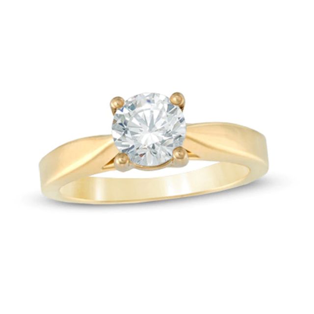 Previously Owned -  1.00 CT. Diamond Solitaire Engagement Ring in 14K Gold|Peoples Jewellers