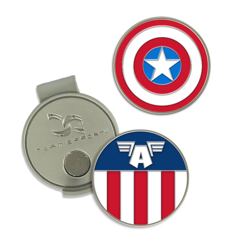 Captain America Badge Reel -   Badge reel, Badge, Captain america