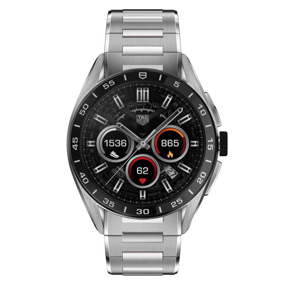 Frisør alias Gå rundt Tag Heuer Connected Calibre E4 45MM Steel Bracelet Smartwatch | Hawthorn  Mall