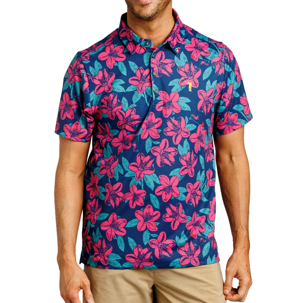 William Murray Remastered Azalea Short Sleeve Polo Shirt