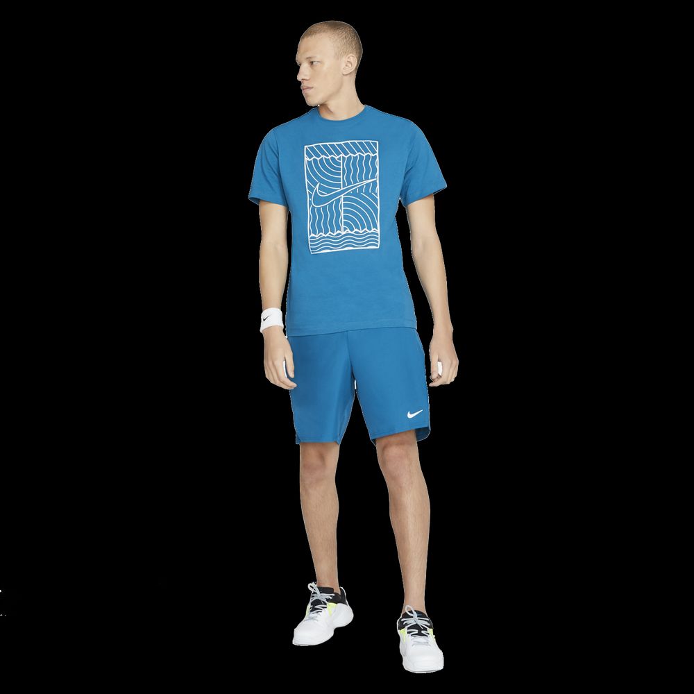 Nike Shorts Court Dri Fit Victory Azul